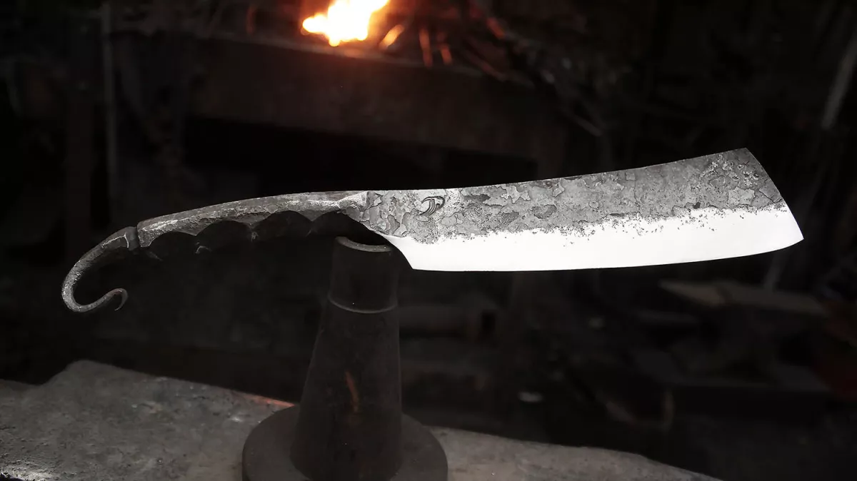 Image de présentation du la création machette trapue forgée
